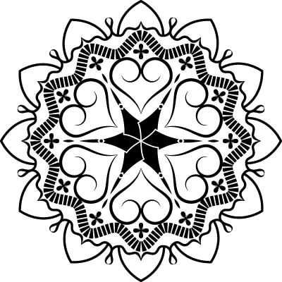 Mandala art vector