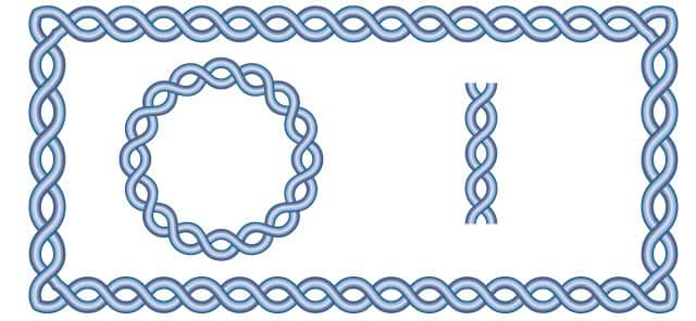 DNA strand helix gradient vector