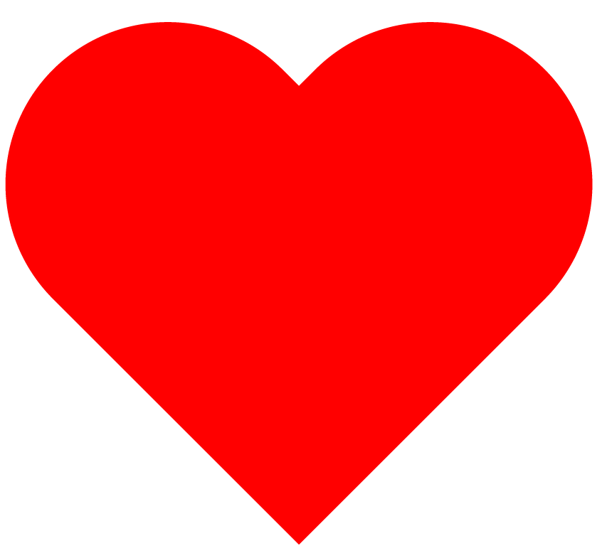 heart icon in illustrator