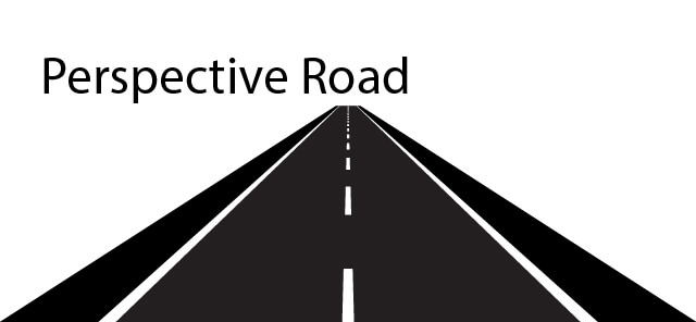 How to draw perspective road vector in illustrator