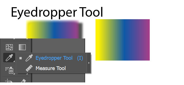 How to sample colors using  eyedropper tool outside of illustrator