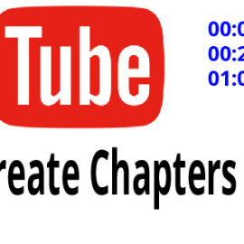 How to add youtube chapters using Camtasia markers